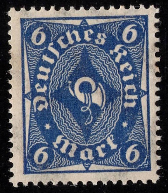 1922–1923 German Deutsches Reich Posthorns lot Michel 224-232 Scott 185-193 Mint