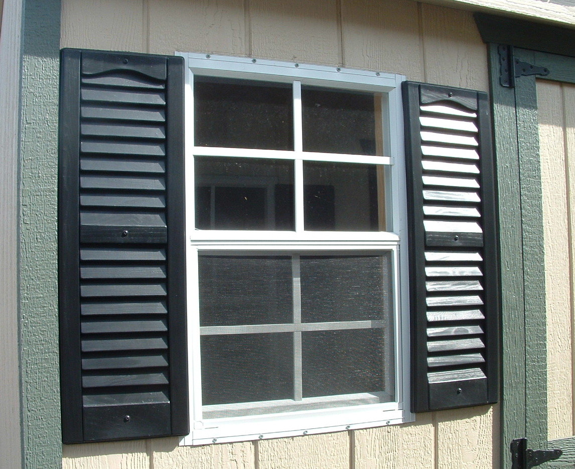 18 x 23 Shed Window TEMPERED GLASS White Flush Playhouse Garage Free Shipping