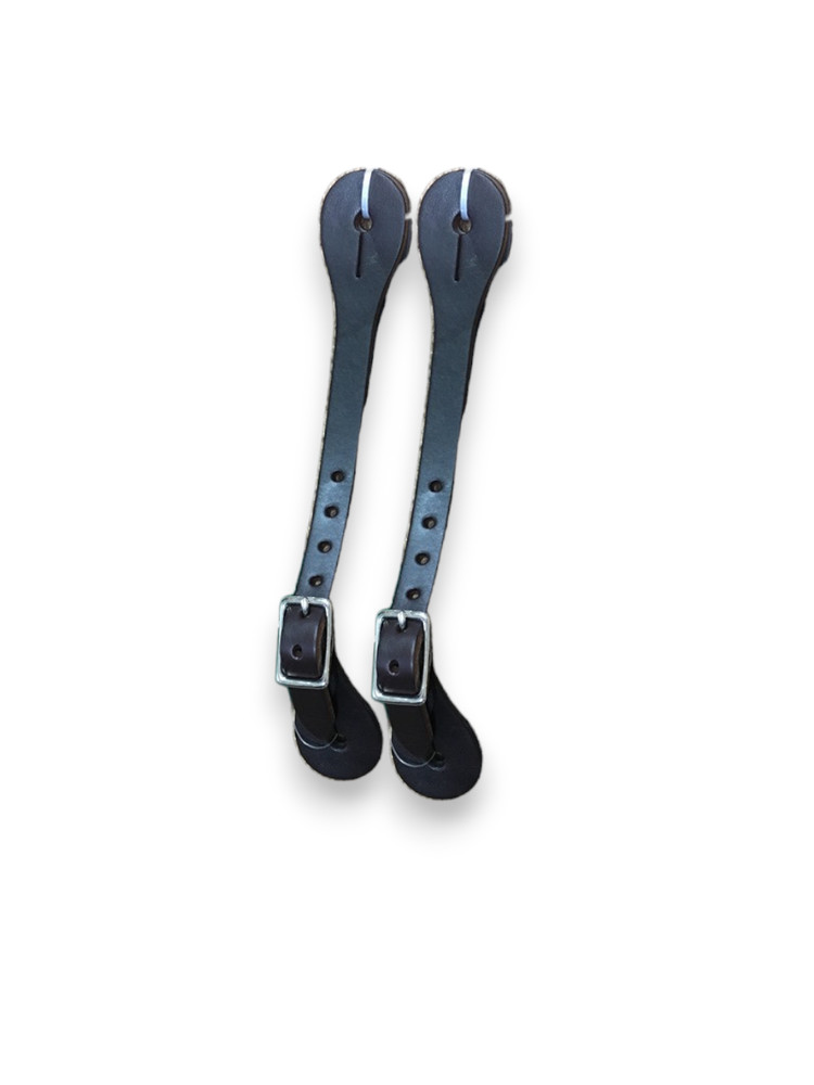 Berlin Custom Leather Dark Oil Spur Straps