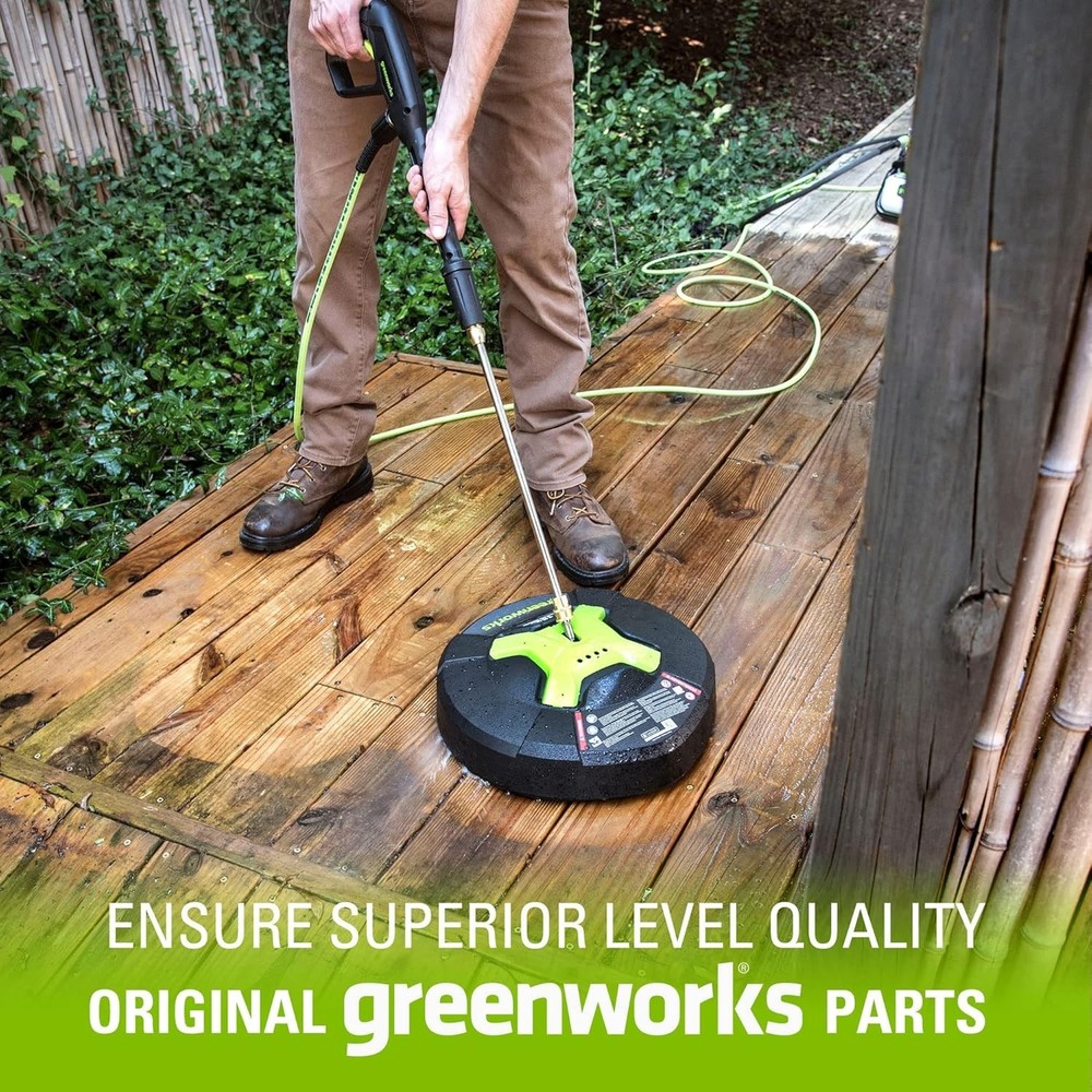 Versatile 15" Surface Cleaner - High Pressure Cleaning for Decks & Sidewalks