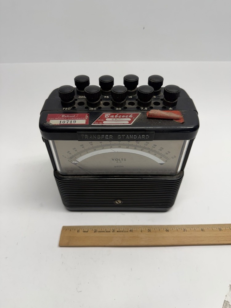 Vintage Weston Volt Meter D.C. Model 901