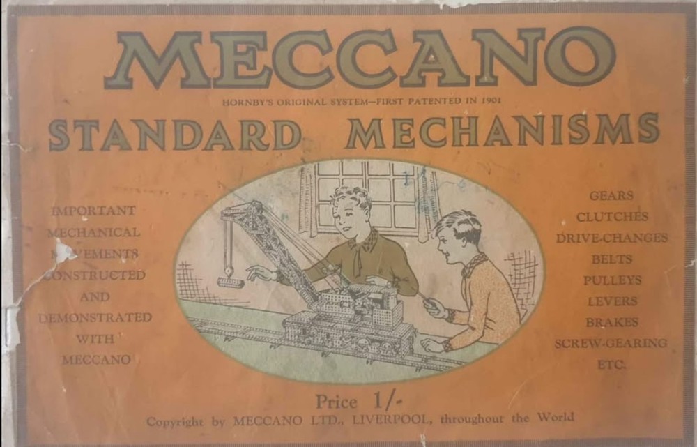 vintage meccano set