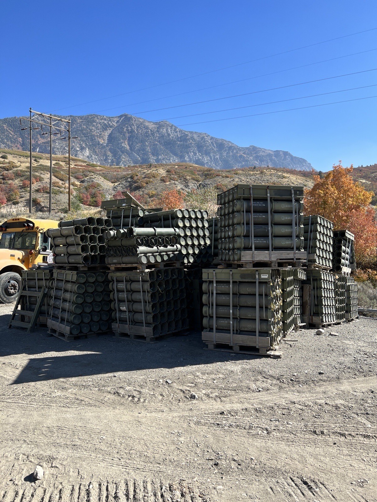 120 mm Storage Container Ammo Tube And Lid Cache. PA116