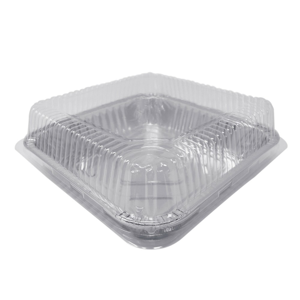 Fig & Leaf (35 Pack) Square Baking Foil Pans with Lids | 8" x 8" with 2" Wall
