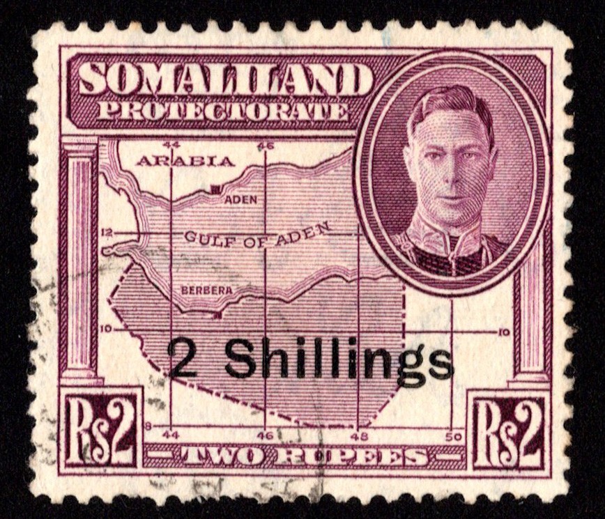 Somaliland Protectorate Scott 124 Used.