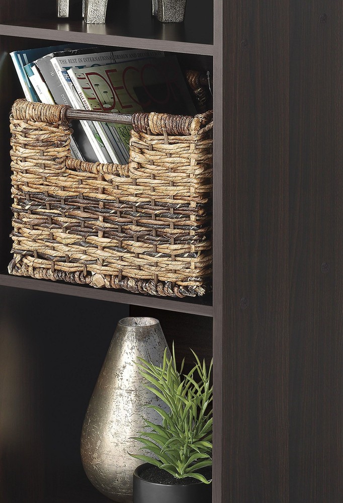 Whitmor 3 Cube Bookcase 3 Tier Stackable MDF Bookself Open Storage Display Organ