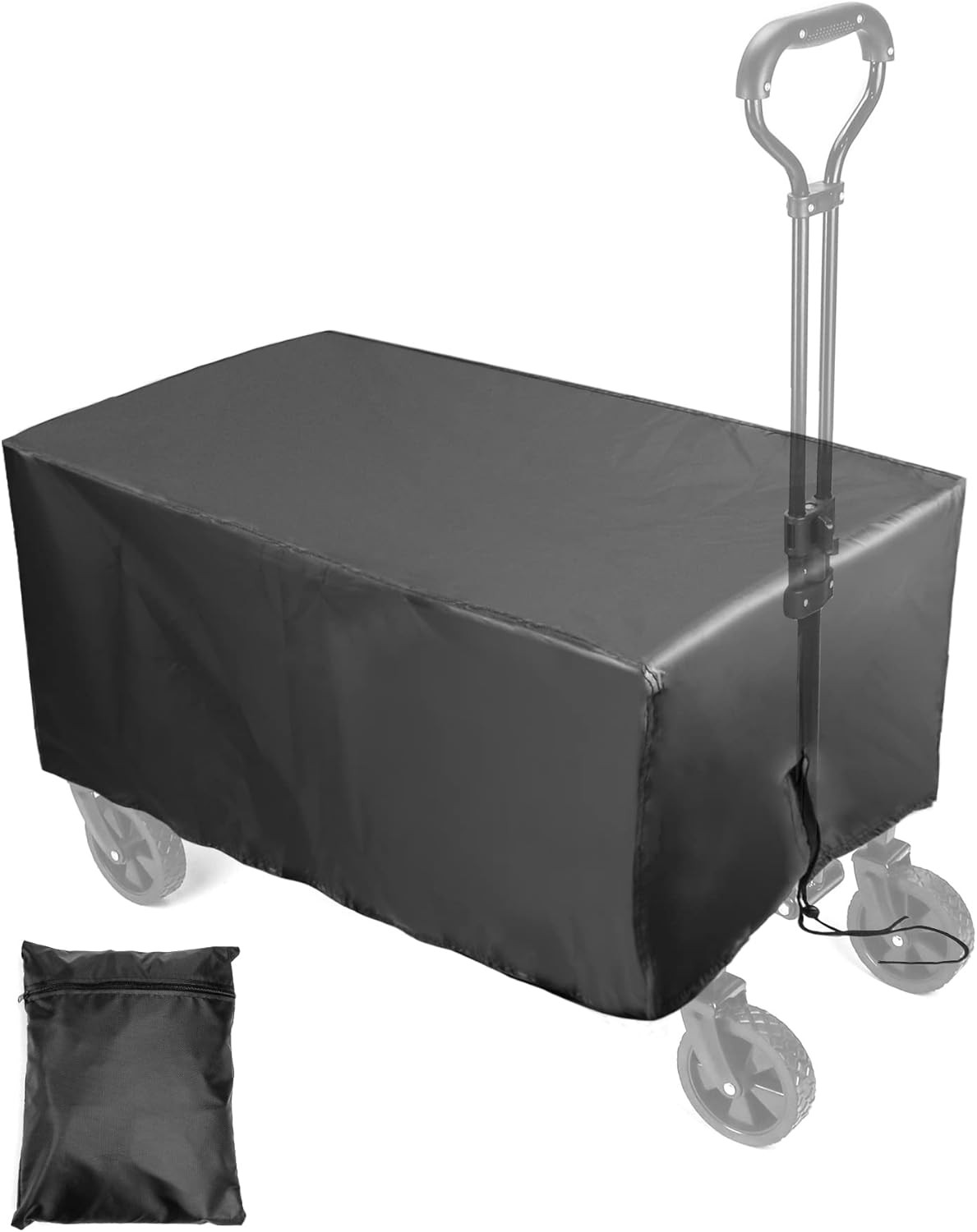 Waterproof Folding Wagon Cover, Outdoor Garden Cart Rain Cover, 600D Heavy-Duty