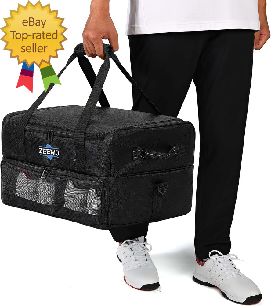 Golf Trunk Organizer 2 Layer Car Locker with Ventilated Compartment