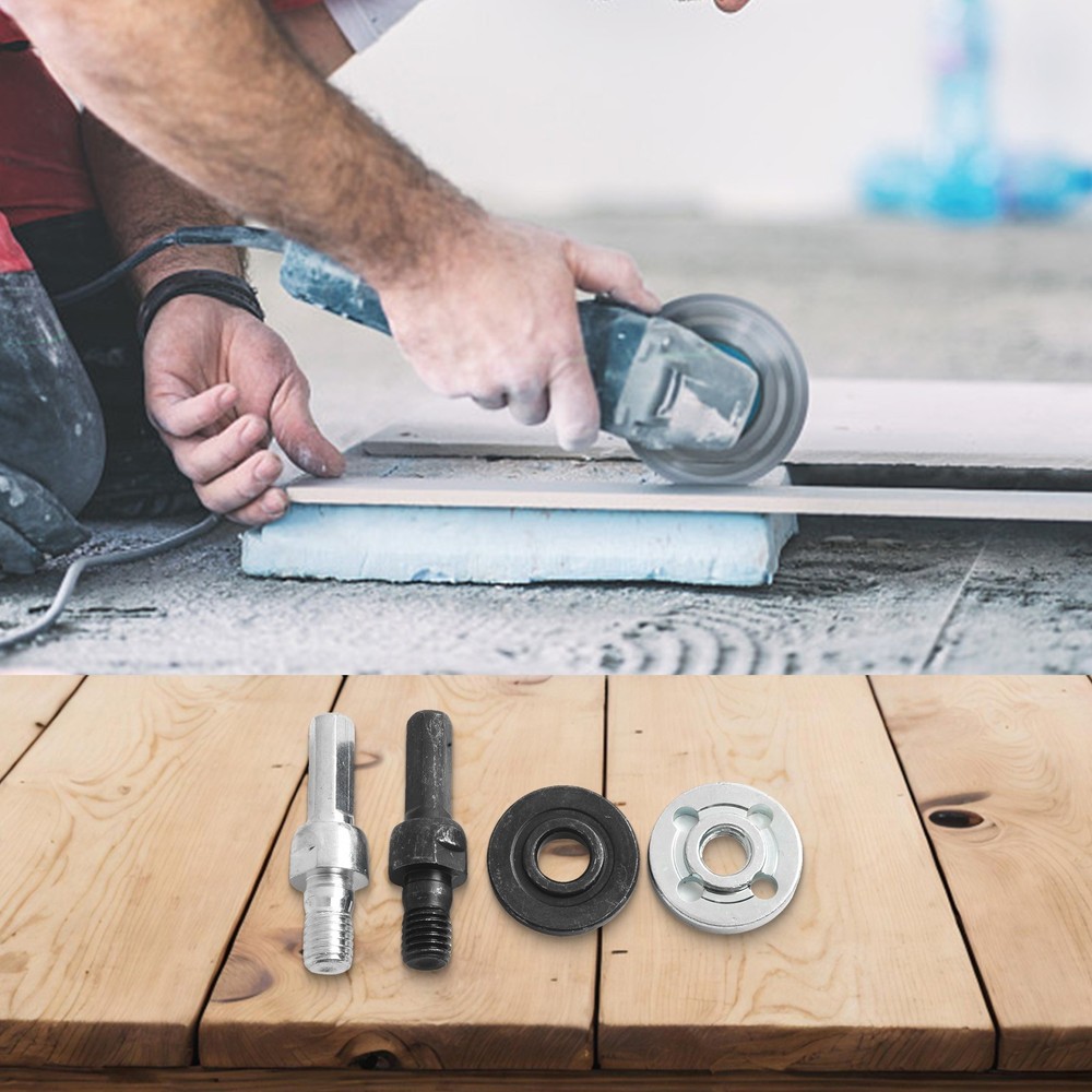 Angle Grinder Adapter For Cutting For Grinding Triangular Handle Black Color