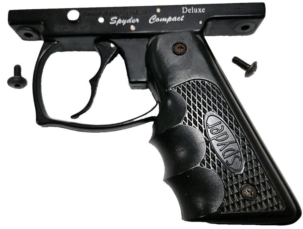 Spyder Compact 2000 Paintball Gun Mechanical Trigger Grip Frame & Screws Worn
