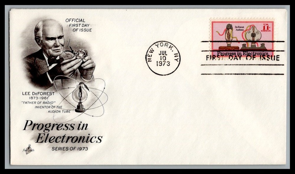 US FDC # C86 11c Electronics Progress  ArtCraft  1973, 9p944