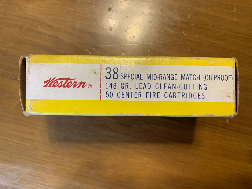 1960s Western 38 Special Super-match Empty Boxes