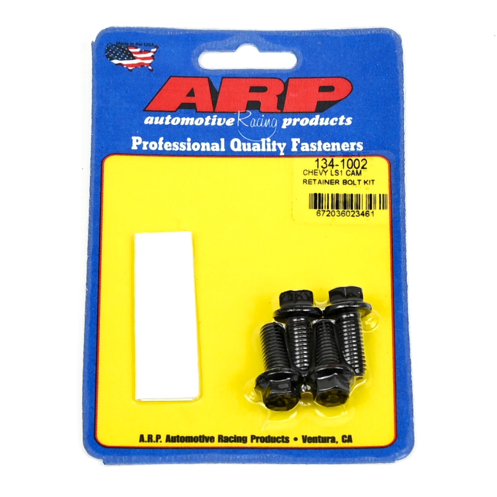 Camshaft Thrust Retainer Plate LS with ARP 134-1002 Bolts LS1 5.3 5.7 6.0 6.2