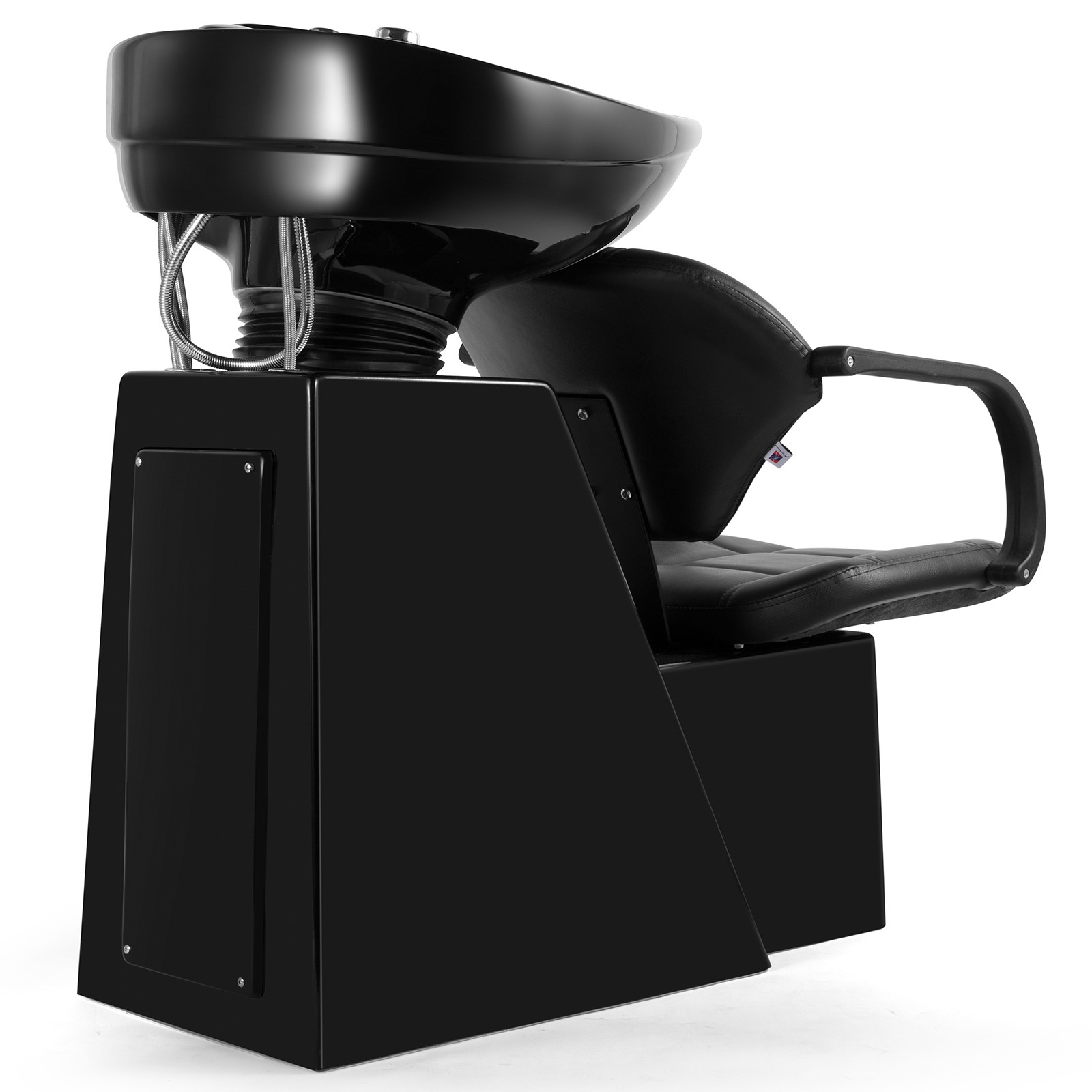 Pro Barber Backwash Unit Ceramic Shampoo Bowl Washing Sink Beauty Salon Station