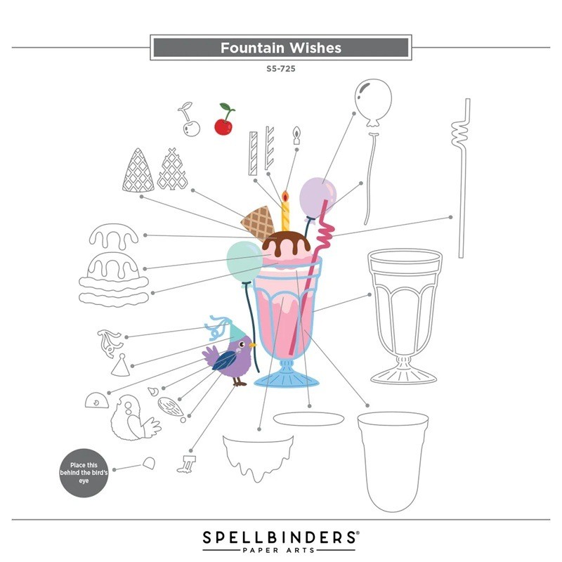 Spellbinders Cutting Dies BD-1004 Happier Hour Bundle