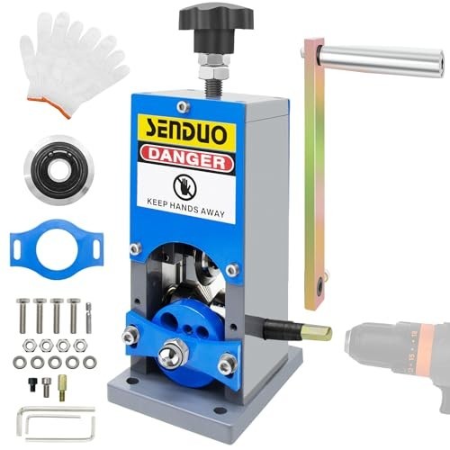 Manual Wire Stripper Machine for Drill - Portable Cable Stripping Tool, 0.06-1.5