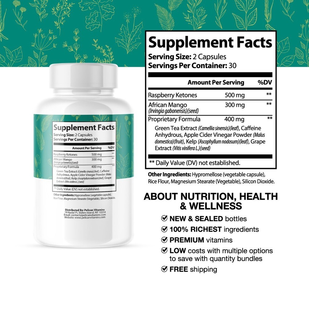 Puravive- Digestive & Weight Support - 4 Bottles- 240 Capsules