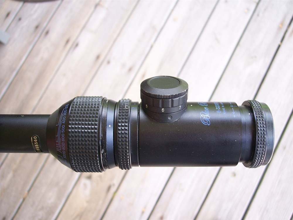 Hakko 8-32x50mm Rifle Scope ~Lighted Mil-Dot~ Blue Ring