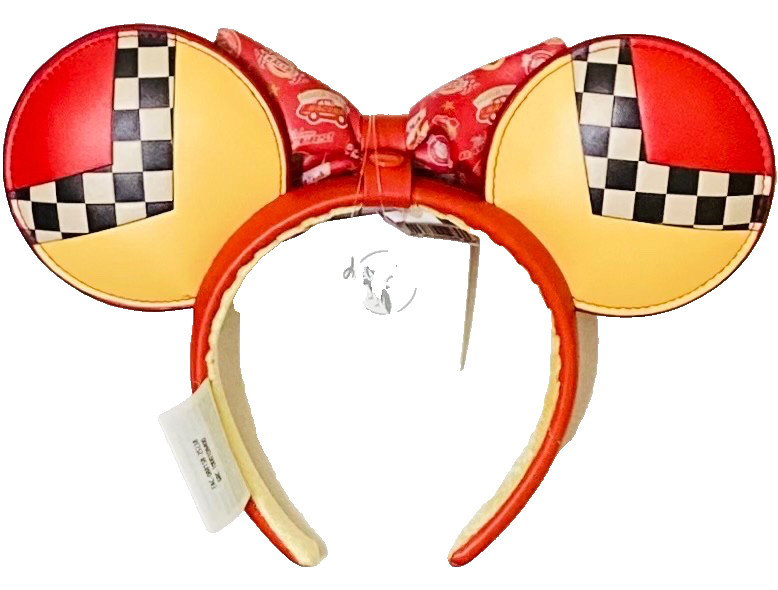 Disney California Adventure Cars - Lightning McQueen Minnie Mouse Ears Headband