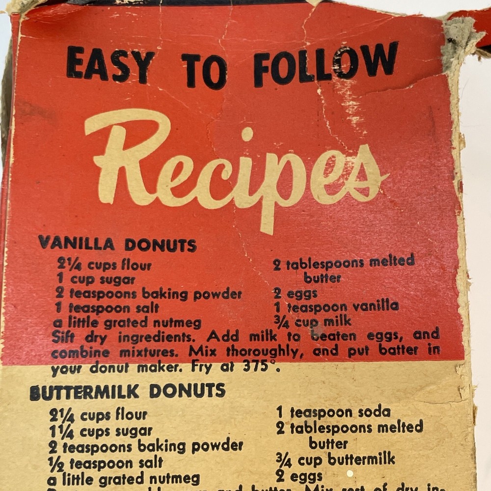 Donut Master Maker Breakfast DRM Corporation Vintage