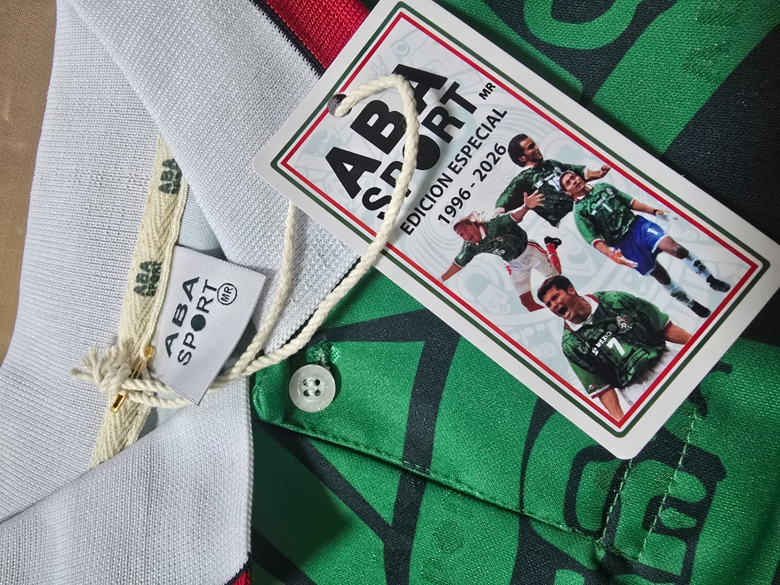 ABA Sport Mexico JERSEY Seleccion Mexicana 1998 reedicion Aba Sport Mexico