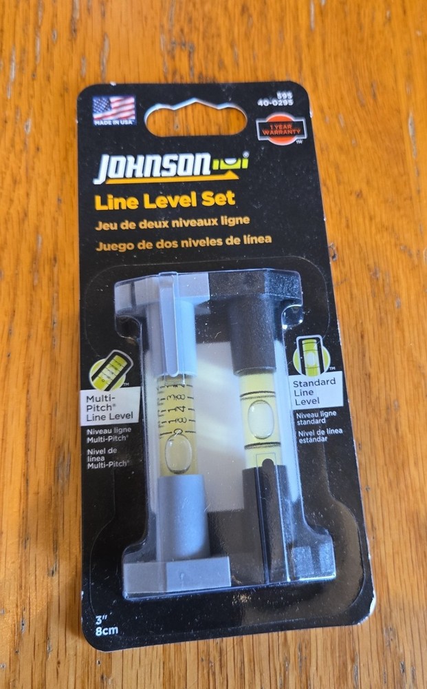 Johnson line level set 595 3 inch