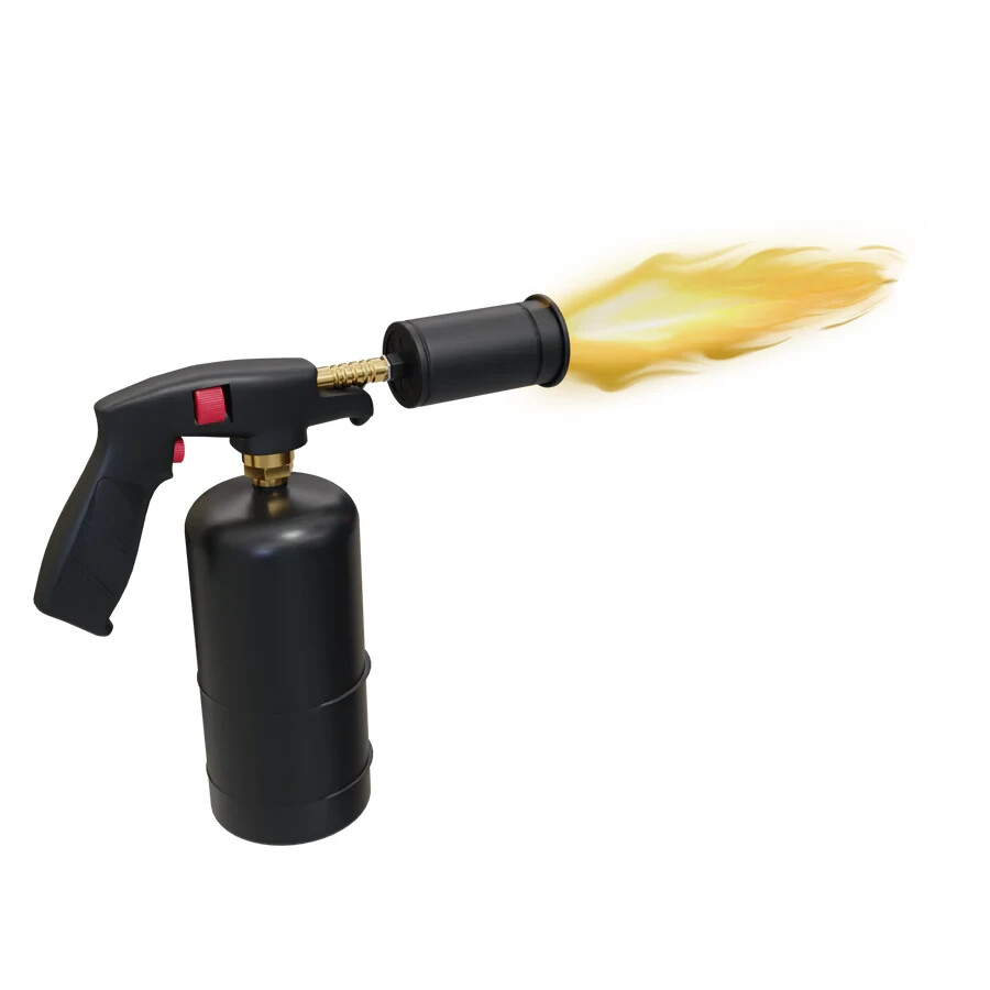 Electric Hand Held Propane Torch Head Push Button Self Igniting Propane Torch