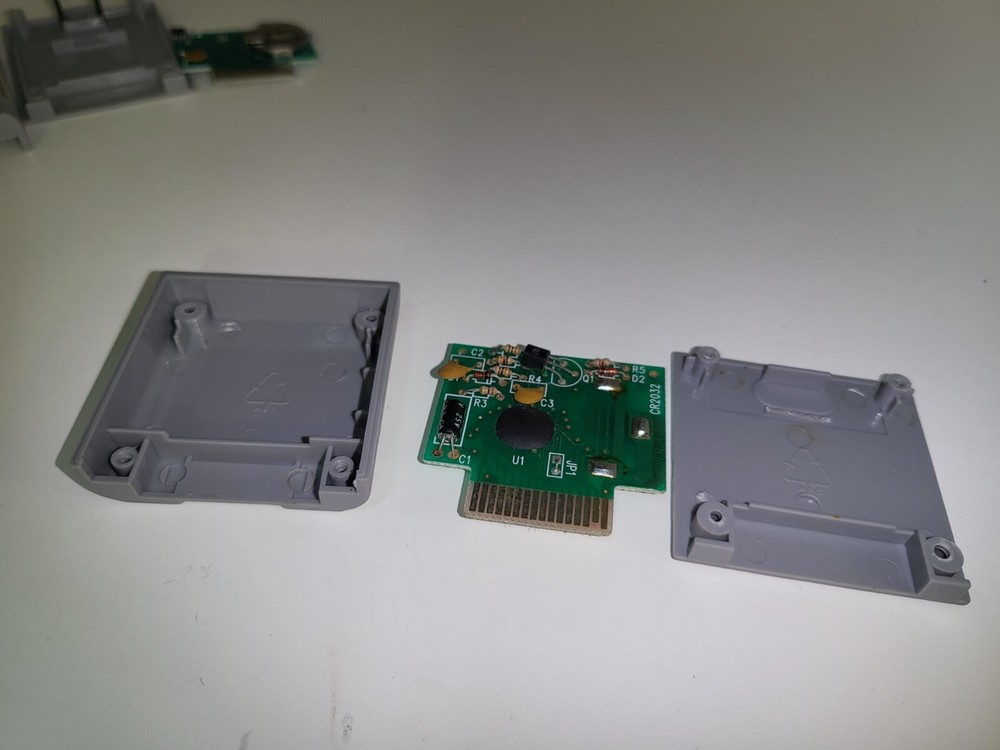 NEW Blue/White MEMORY CARD for NINTENDO 64 N64 Easy Replaceable Battery #E15