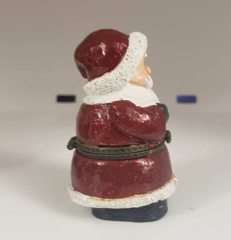 3" Santa Clause Hinged Trinket Box #23
