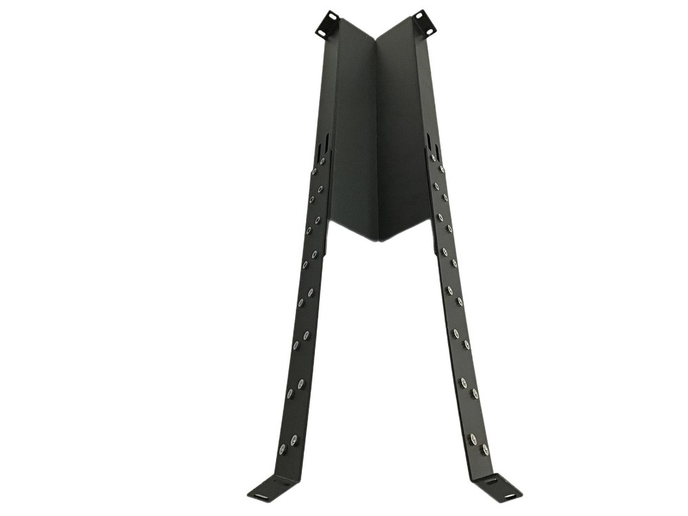 1U Generic Rackmount Static Rail Kit 18" x 2.5" Lip For Short Depth Servers