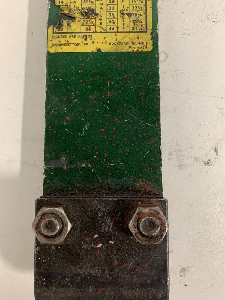 Greenlee 882 Flip Top Hydraulic pipe bender