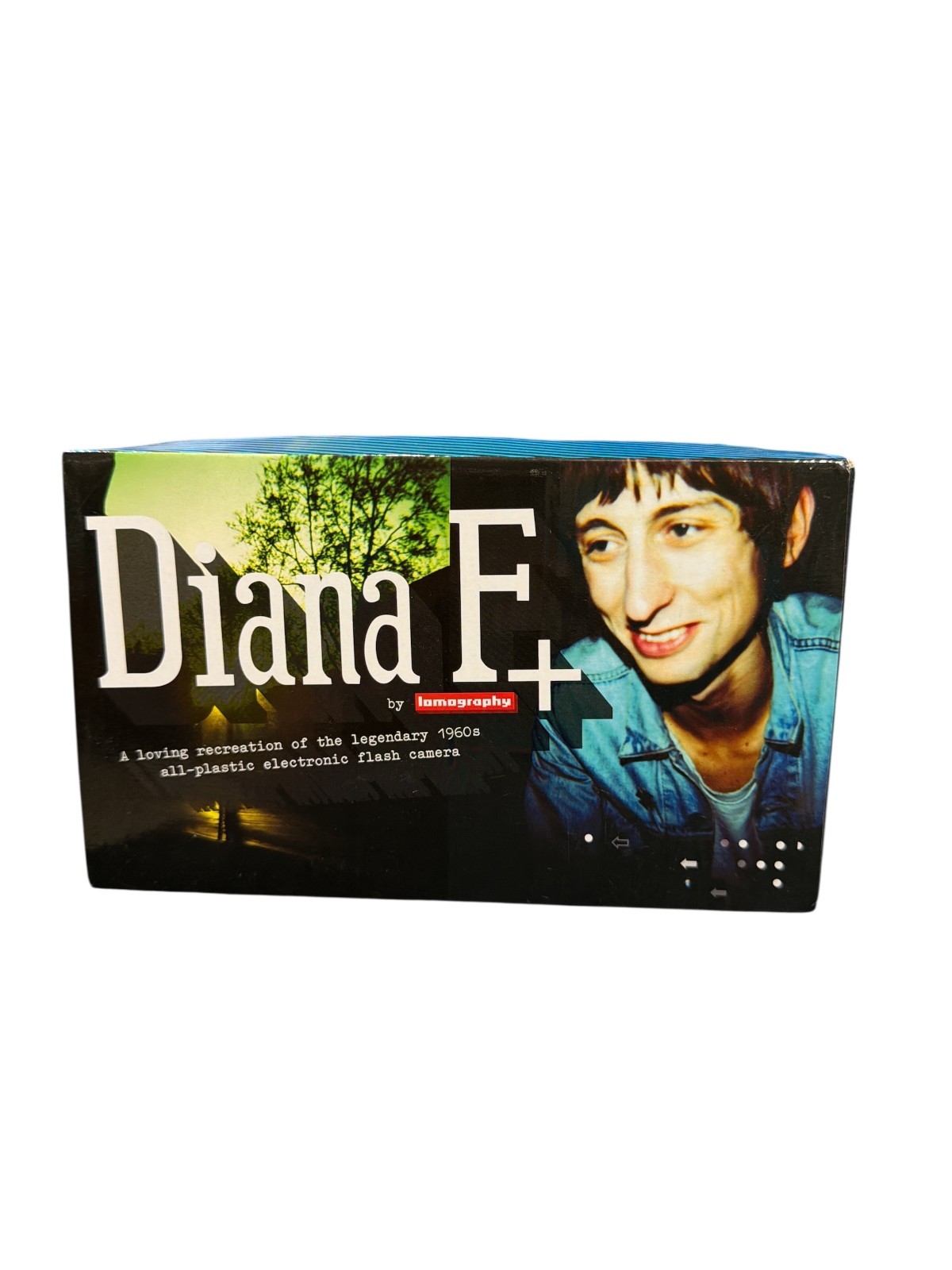 Lomography Diana F+ Camera Bundle pack with flash open box READ