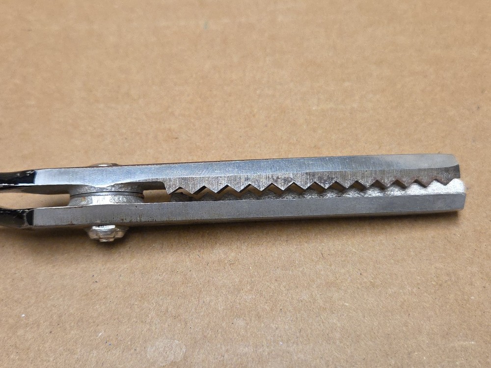 Vintage STA-SHARP 7.5" Pinking Shears Scissors Made in USA