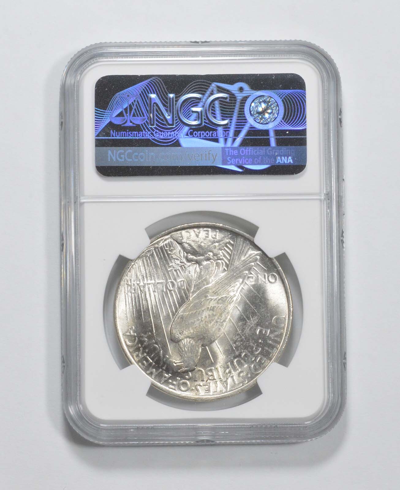 BU 1922 Peace Silver Dollar 100th Anniv 2021 Special Label MS Unc NGC