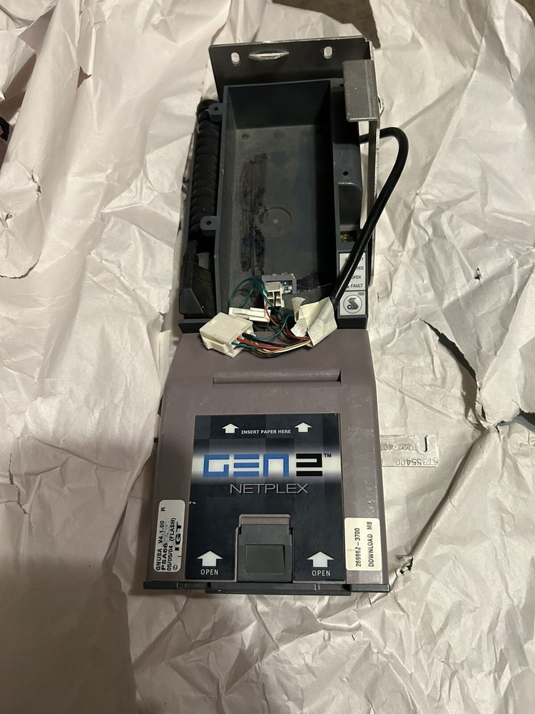GEN2 NETPLEX TICKET PRINTER WITH ENCLOSURE AND CABLING COMPLETE UNIT TESTED  IGT