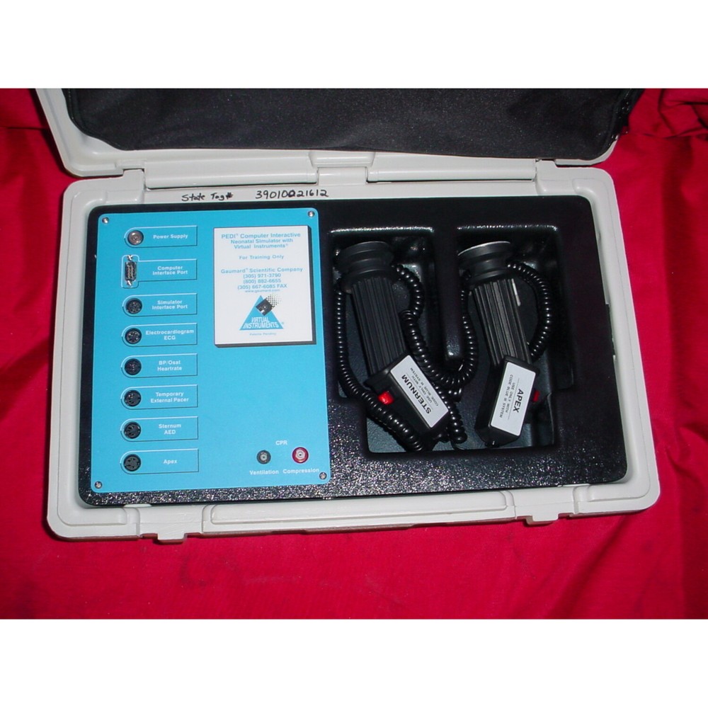 Noelle Pedi Neonatal Birthing Simulator Comm Interface Module Rev. 1.2 w/Case