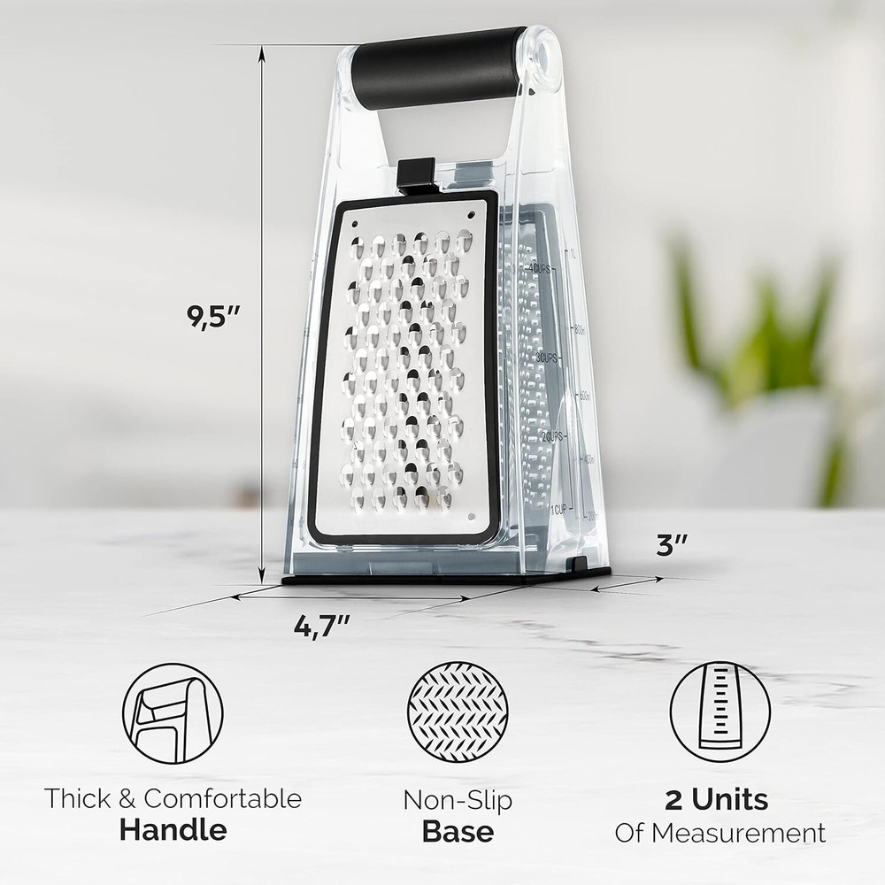 Joined Cheese Grater with Container