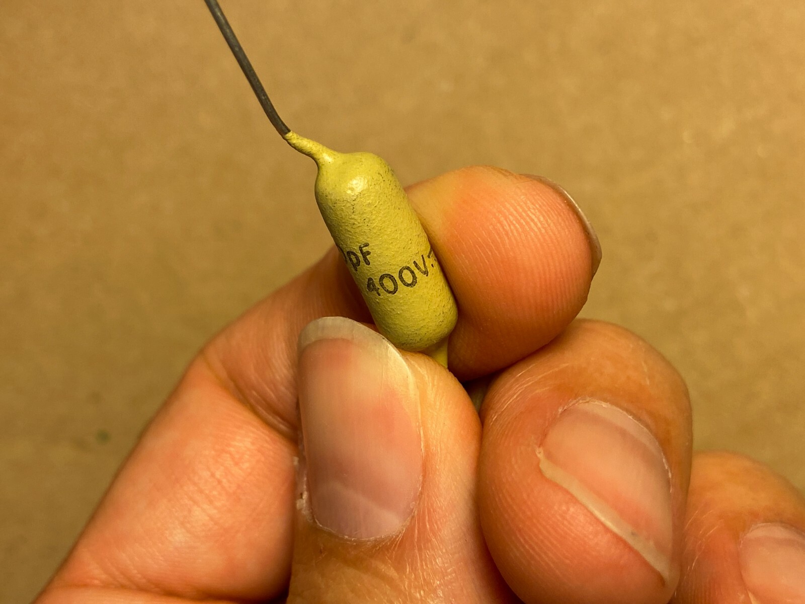 NOS Vintage Mullard .0022 uf 400v Mustard Capacitor Guaranteed 2200 pf (Qty Ava)