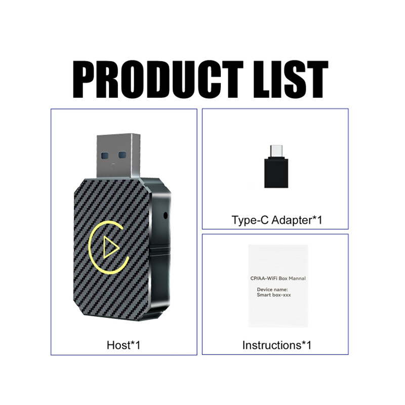 Wireless CarPlay Adapter USB Dongle For iPhone Apple Wireless Carplay Plug Play