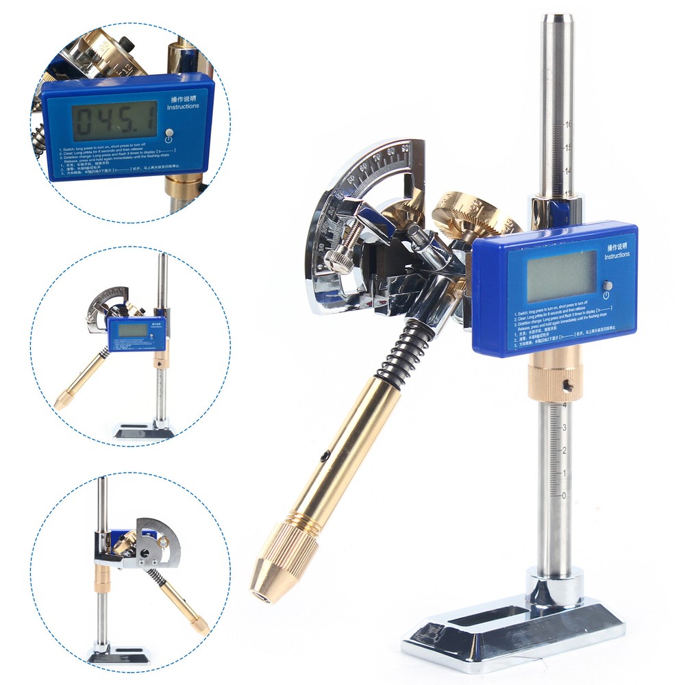 Digital Display Angle Manipulator Gem Grinding Faceting Polishing Machine 6mm