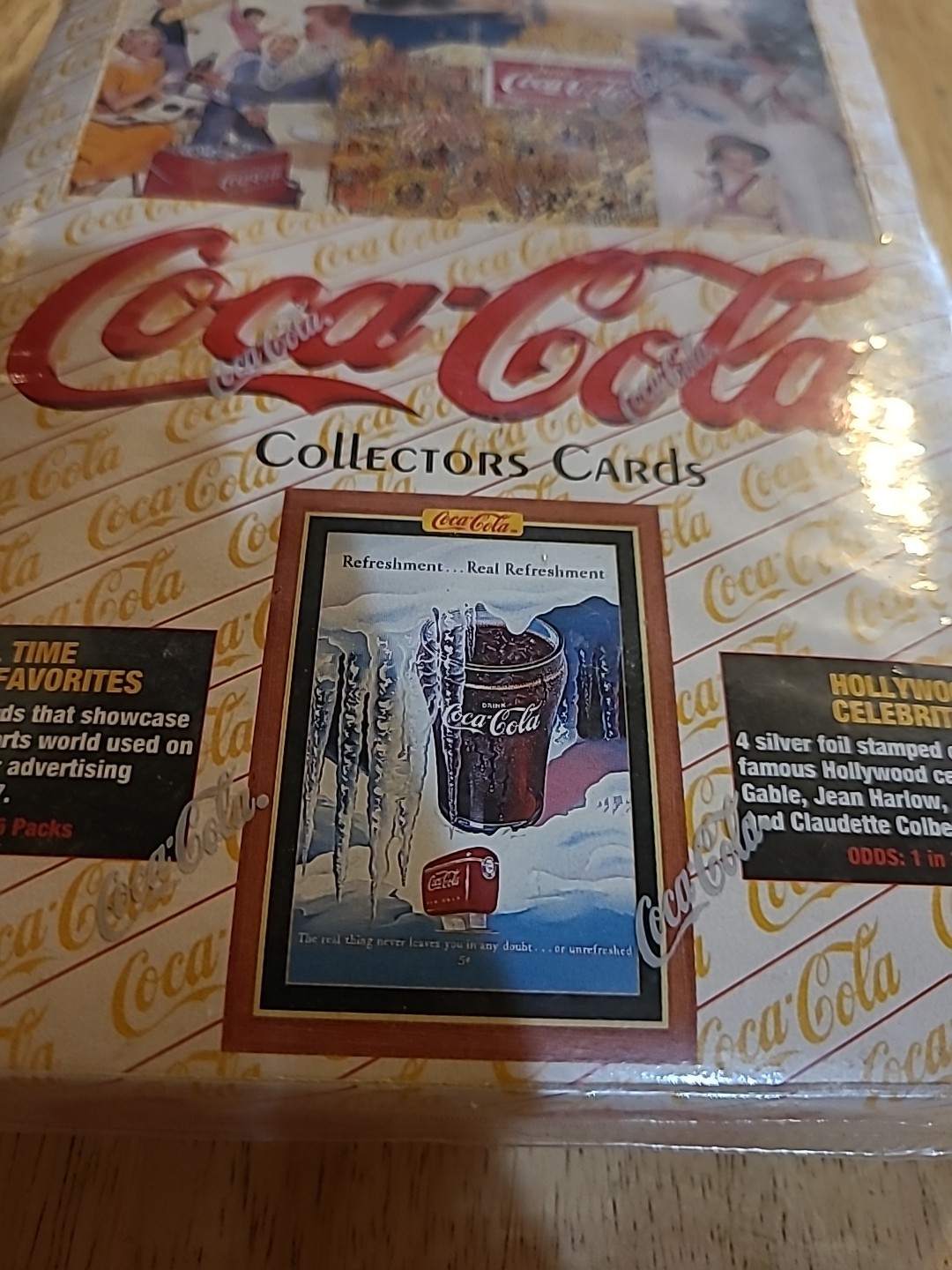 1995 COLLECT A CARD SERIES 4 COCA~COLA FACTORY SEALED