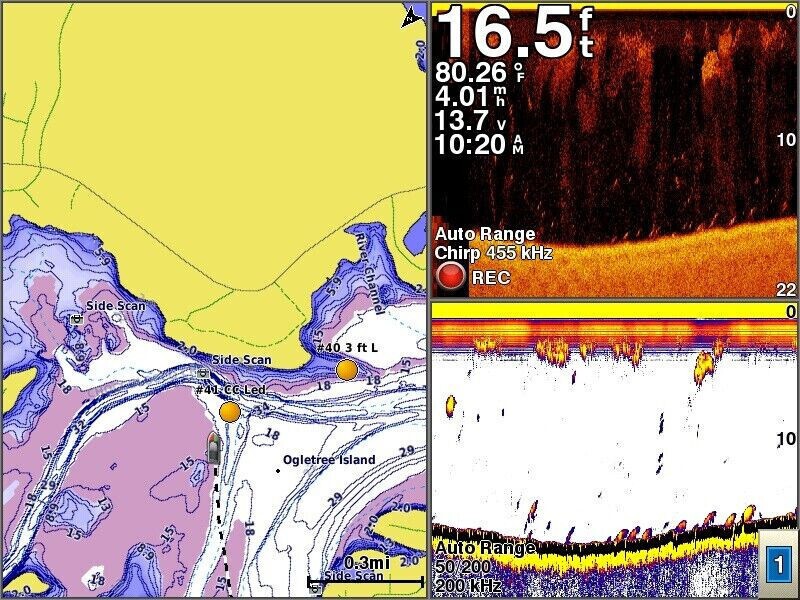 LCA100F Canada LakeVu HD Ultra Lake GPS Maps compatible ChartPlotters