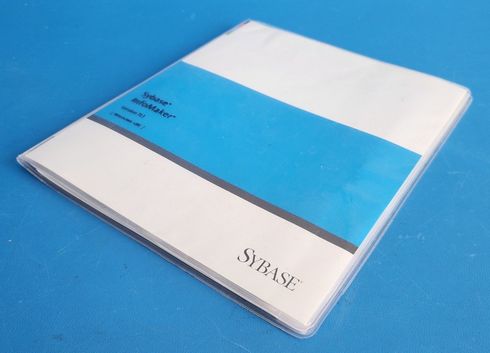 Sybase InfoMaker Version 11.1 Windows x86 3 CDs, InfoMaker 11.1, Getting Started