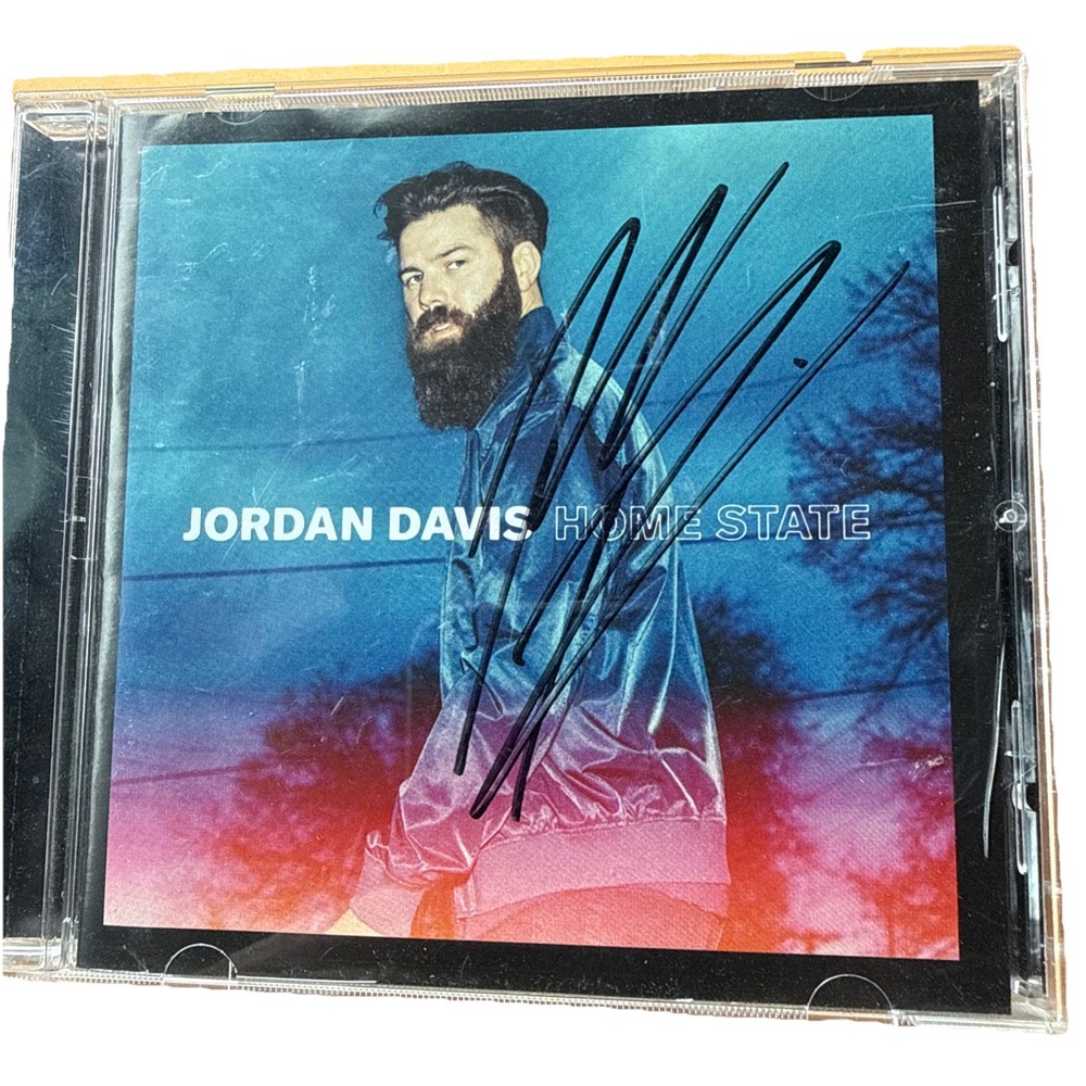 Jordan Davis autographed signed CD booklet cover  Complete.