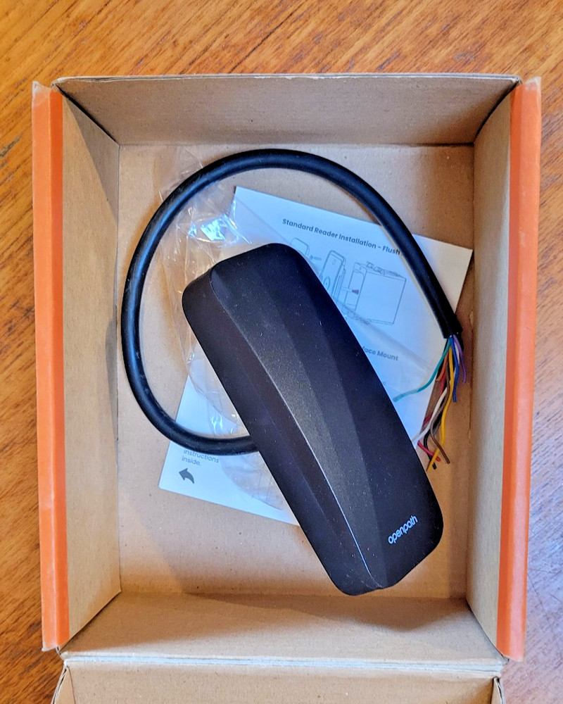 Openpath low/high frequency mullion black smart reader (OP-R2-MULL) Avigilon