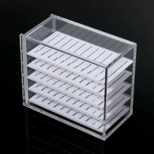 5 Layers Acrylic Lash Storage Case