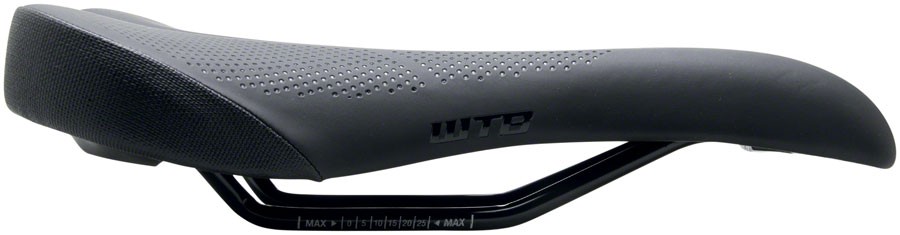 WTB Rocket Saddle, Medium 265x142mm, Standard 7x7mm Steel Rails,MTB/Gravel,Black