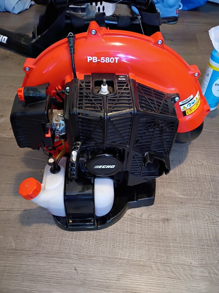 ECHO PB-580T Gasoline Powered Plastic Backpack Leaf Blower Orange/Black Model