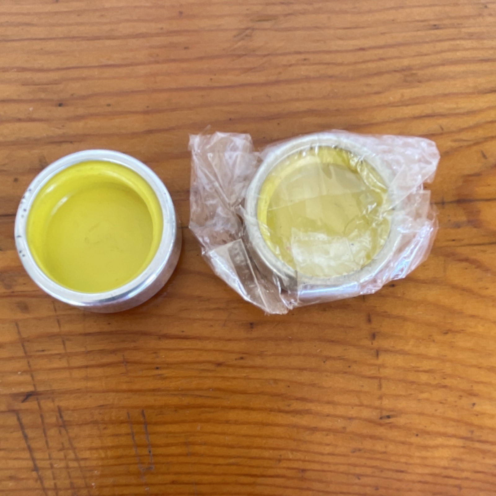 Cartier Sterling Silver Perrier Set of 2 Lids.