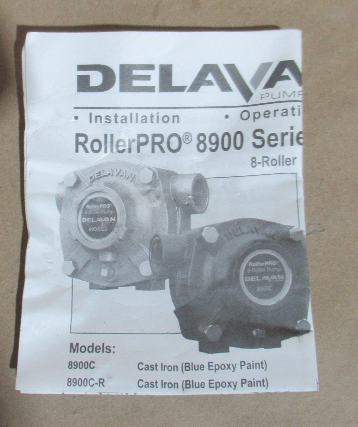 DELAVAN 8900DSS 8- ROLLER PUMP